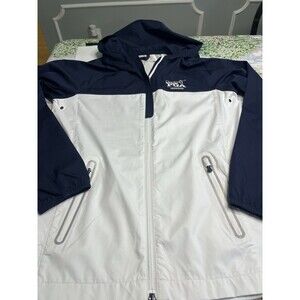 Ralph Lauren Polo Blue White KPMG Women’s PGA Aronimink Hooded Jacket M Golf